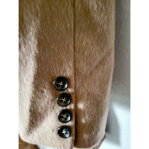 Vintage STAFFORD Mens Blazer Sportcoat Size 44 Reg Camel Hair Casual Wool Jacket - Picture 5 of 13